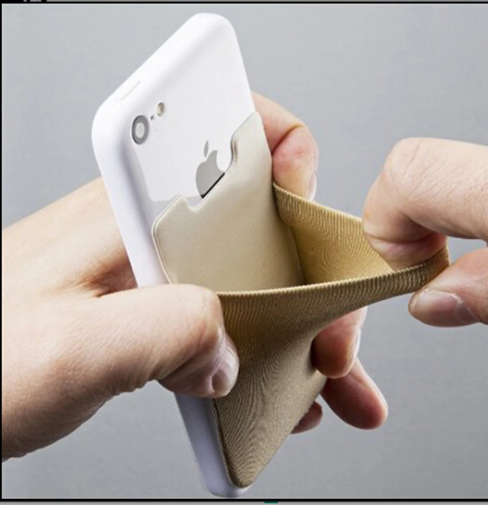 2 гибких чехла для удостоверения личности/кредитных карт клейкие стикеры iPhone 5 5s 6