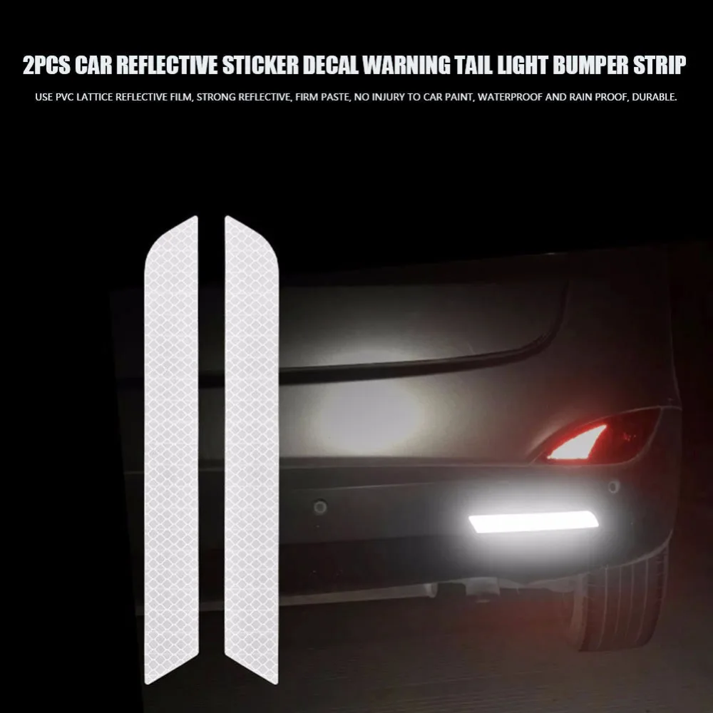 Наклейки на дверь автомобиля Предупреждение ющие знаки светоотражающие полоски