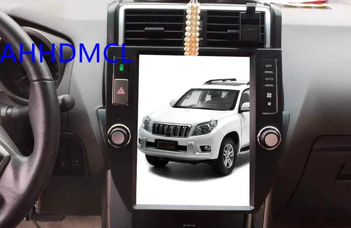Автомобильный ПК PAD Tesla стиль мультимедийный плеер Android 7,1 gps для Land Cruiser Prado LC150 2010 2011 2012 2013