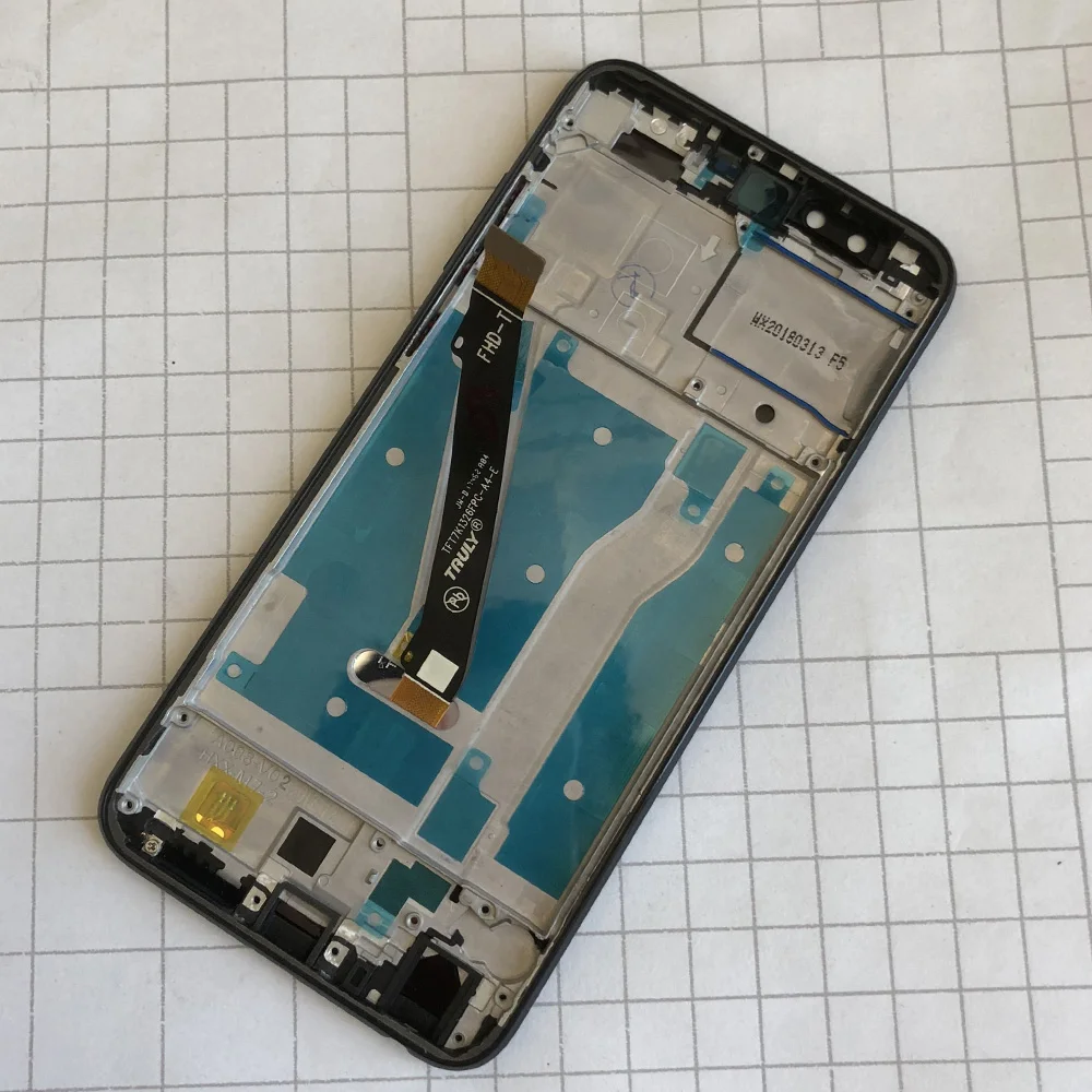 full lcd display touch screen digitizer assembly with frame for huawei honor 9 lite honor 9 youth edition lld l31 free global shipping