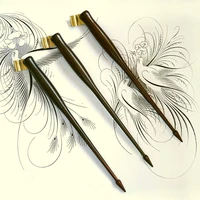 oblique calligraphy pen holder english copperplate script antique solid wood dip pen holder dip pen