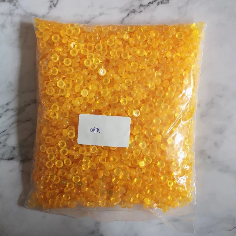500 г красочный плоский шарик прозрачные клейкие аксессуары Игрушка DIY ручной работы слизь хрустальные частицы грязи наполнение украшения игрушки - Цвет: Yellow 500g
