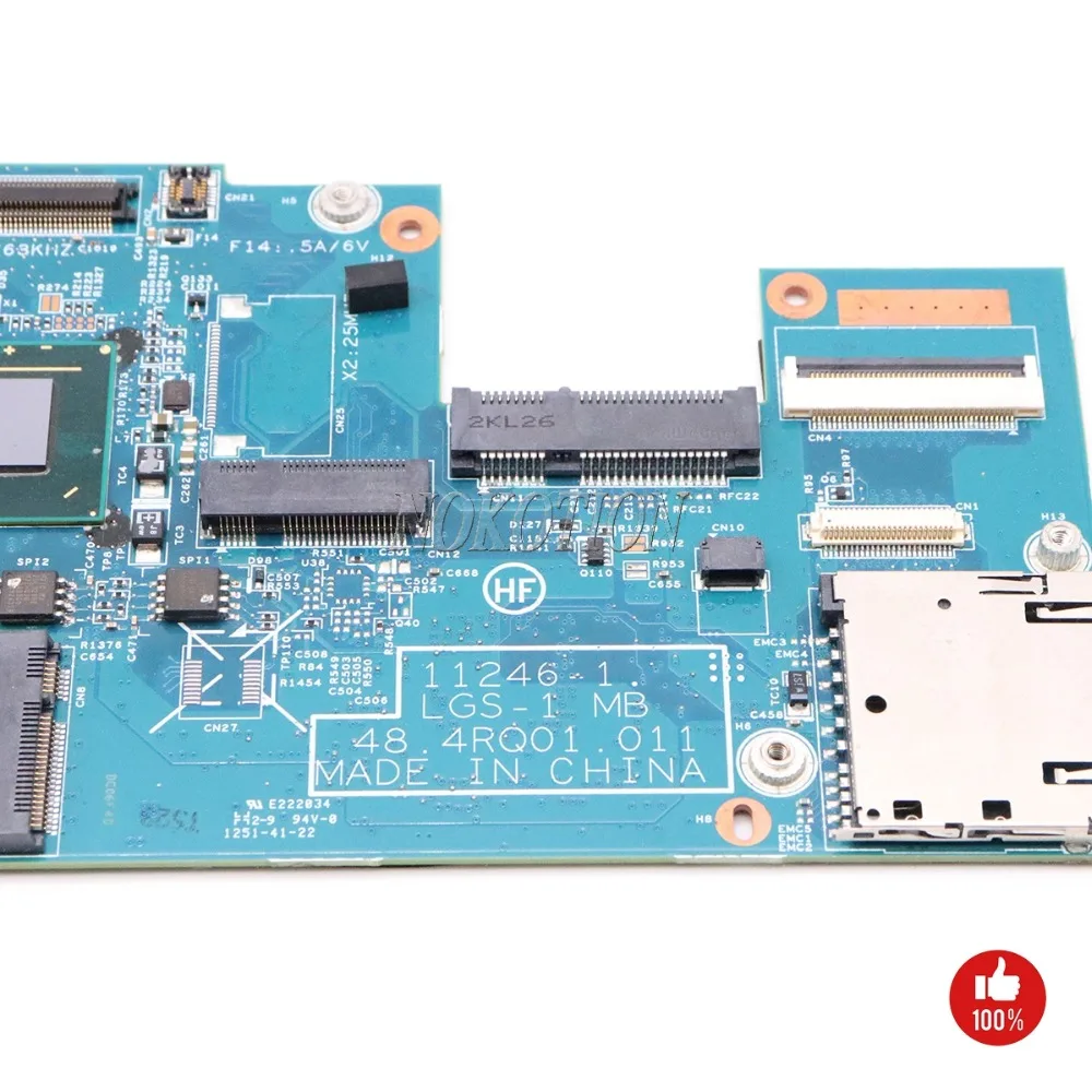 Материнская плата NOKOTION 04W3895 для ноутбука lenovo thinkpad Carbon X1 48 4rq01. 011 SR0N5 I7 3667U 4G
