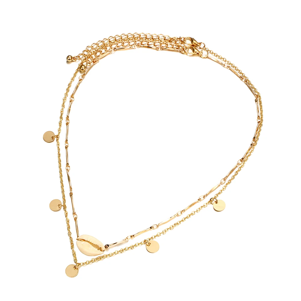 Лидер продаж 2 шт./компл. богемский корпус Круглый диск сплав подвеска колье