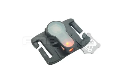 FMA Тактический светильник на шлем, защитный светильник для выживания, водонепроницаемая лампа, 6 цветов - Цвет: BK-Orange Light