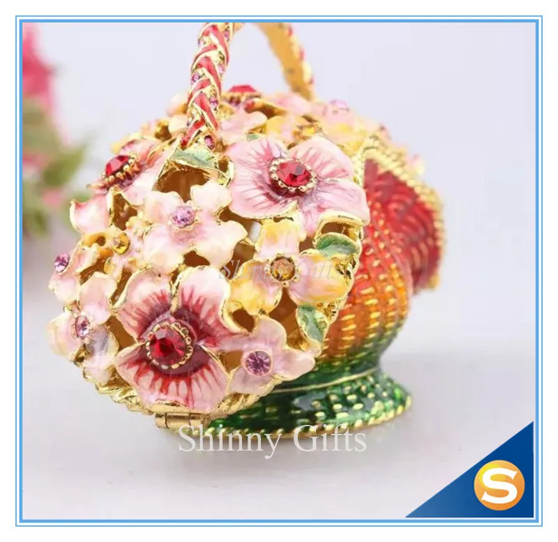 Цветочный дизайн искусственная коробка разнообразные цветы эмалированная