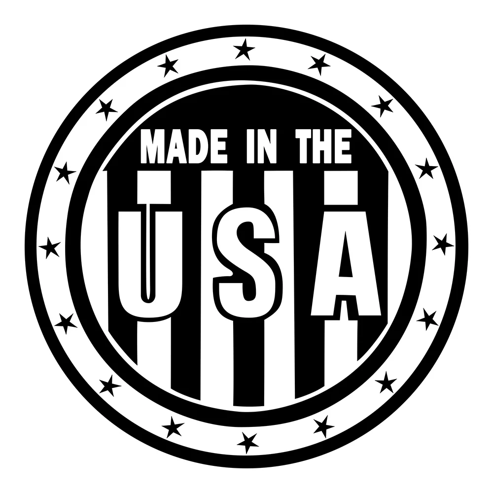 black Rylybons, звезды и полосы, изготовленные в США, автомобильные наклейки, 12*12 см, мотоциклетные наклейки, виниловые наклейки для дома, окна, стены автомобиля, наклейки для стайлинга автомобиля - Название цвета: black