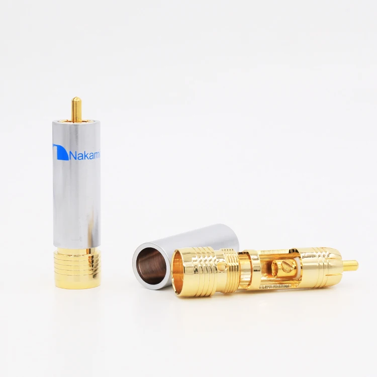 VR005G RCA блокировка не разъем под пайку штекер припоя видео Позолоченный |