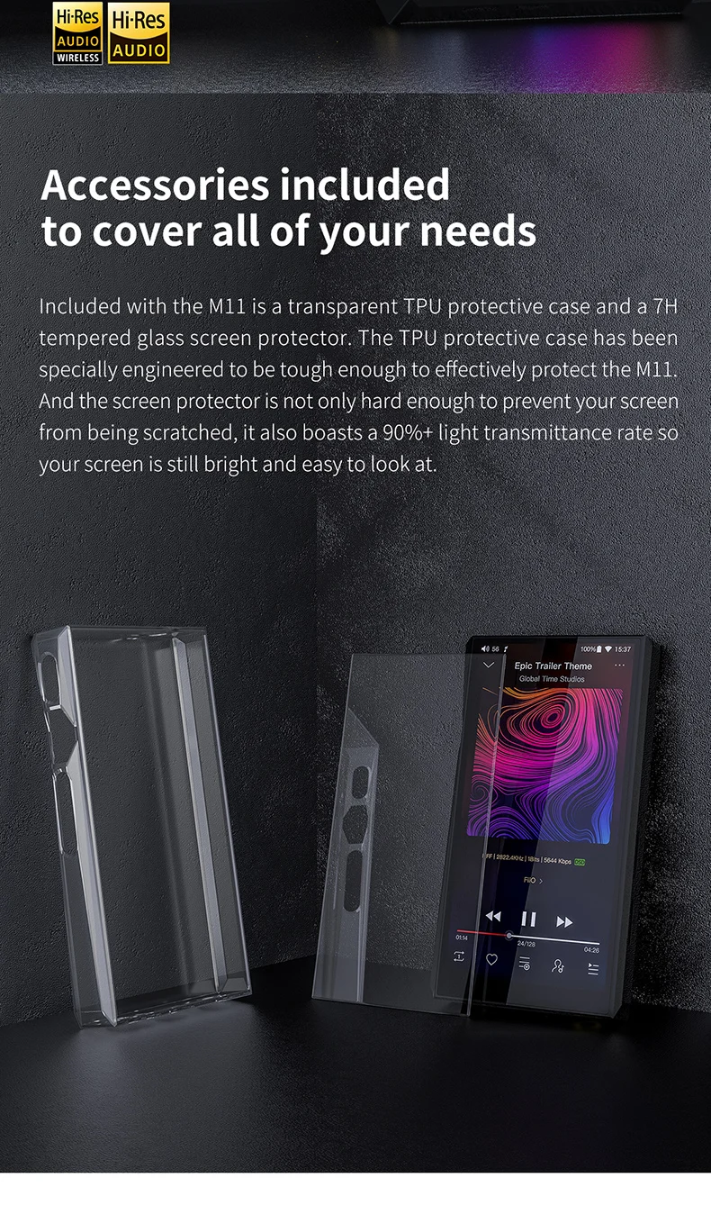FiiO M11 аудио на базе Android Bluetooth HIFI без потерь портативный музыкальный плеер MP3 USB DAC wifi/Air Play/Spotify Aptx-HD/LDAC DSD