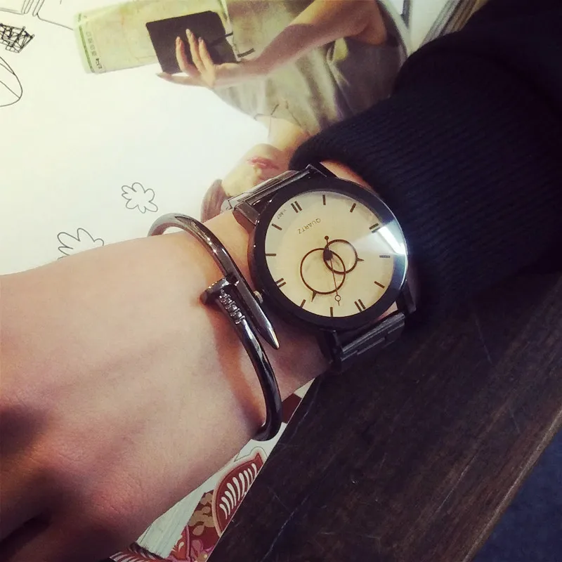 Модные креативные женские и мужские часы 2017 с бриллиантовым циферблатом