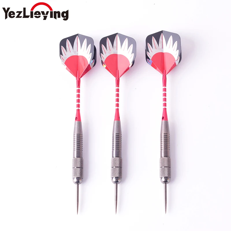 

26 г/набор игра выделенная старшая позолоченная медь вольфрам дартс игла красное солнце Дротика хвост стальной наконечник Dartboard