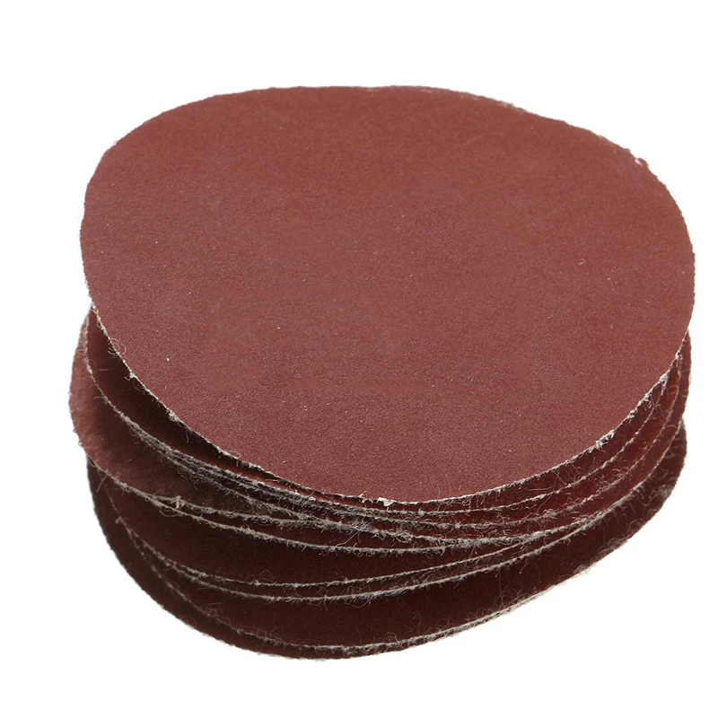 10 шт./компл. 2 &quot5 см круглые шлифовальные полировка дисков Pad Sander Бумага комплект