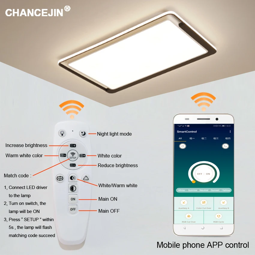 40-60W)X4B260MA remote palette driver constant current LED transformer APP control dimming and color adjusting Input 180-260V