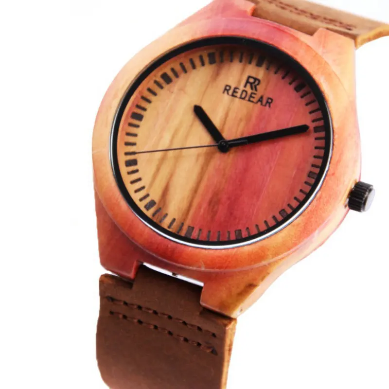 2017 новый простой способ роскошными мужские часы творческого досуга древесины