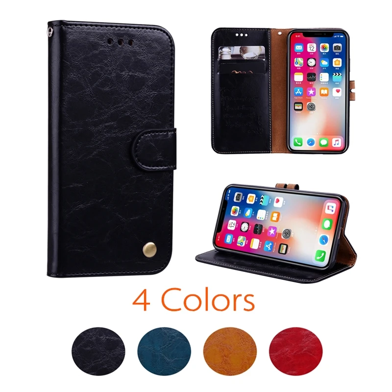 Чехол Baiscxst для iPhone XR однотонный кожаный чехол книжка 5 5S SE 6 S 7 8 Plus X XS Max