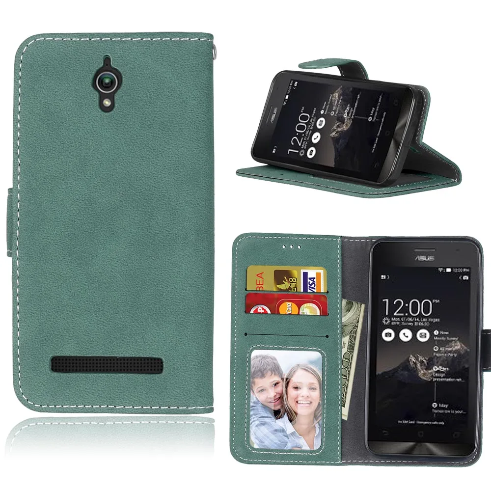 Чехол для ASUS ZenFone C ZC451CG Z007, 4,5 дюйма, чехол для Zenfone C+, бесплатный подарок, флип-чехол-кошелек, сумка для Asus ZenFone C ZC451CG