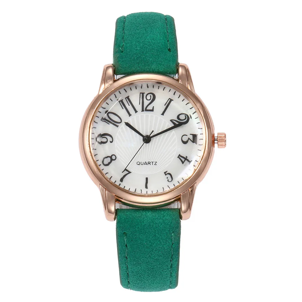 Красивые модные простые часы женские кожаные с ремешком для подарка 2019 reloj mujer montre