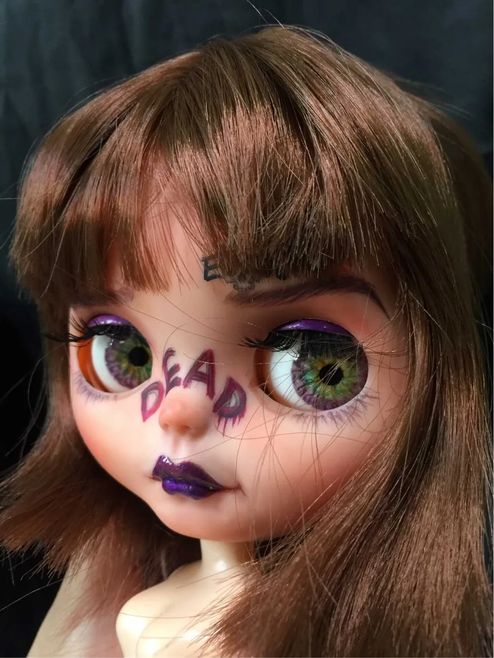 Изготовление на заказ кукла DIY цельная без одежды blyth для девочек Обнаженная 20181221