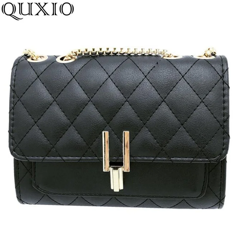 Новинка Осень-зима 2018 женская сумка с ромбовидным узором модная простая