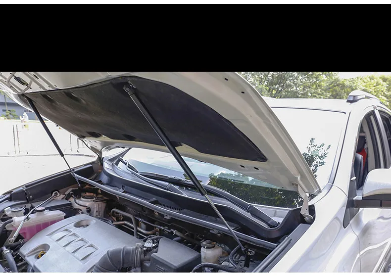 Для Toyota RAV4 2013 гидравлическая штанга стойка штанга телескопическая штанга капот двигателя поддержка подъема 2 шт Автомобильный Стайлинг