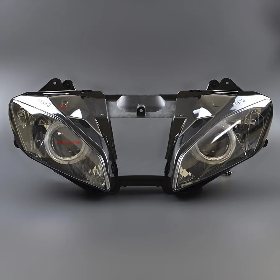 Мотоцикл синий Ангел пользовательский Проектор преобразования фар HID собранные