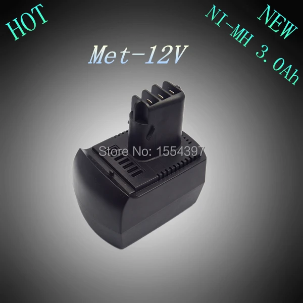 Новый 12 В Ni-MH 3000 мАч Замена Мощность инструмент Перезаряжаемые Батарея для metabo bsz12