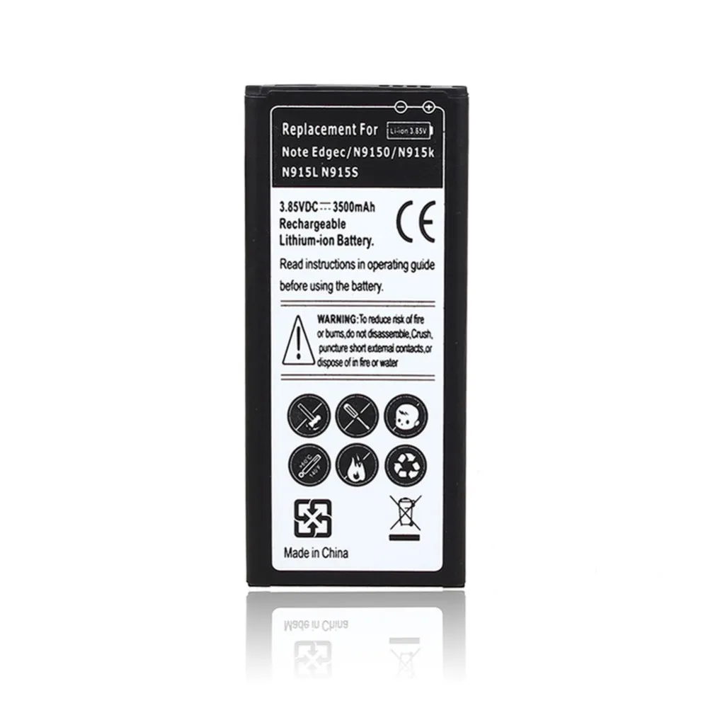 2 шт. 3500 мАч для SamSung Galaxy Note Edge N9150 N915K N915S сменный литий ионный Аккумулятор Bateria + Wall