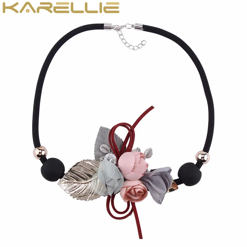 Karellie Ожерелья для мужчин Подвески модные Стиль веревку цепи цветок колье Цепочки