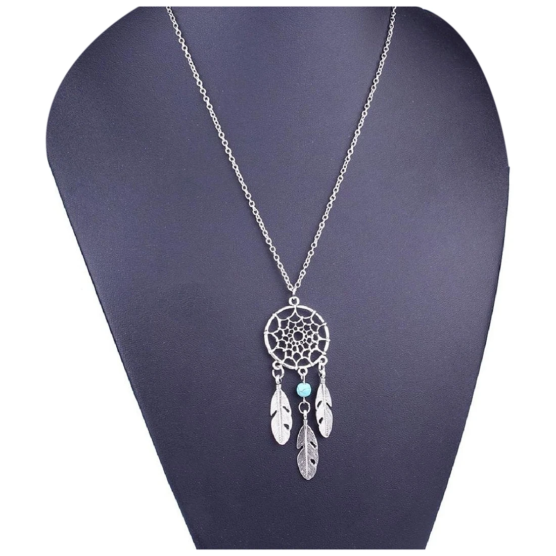 Модные Ретро ювелирные изделия кулон в виде Ловца снов цепочка ожерелье древнее