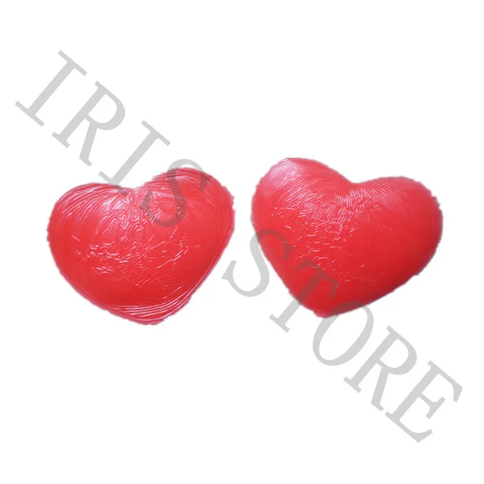 

Sexy RED Heart-shaped silicone nipple cover / red colour heart shape silicone breast pasties