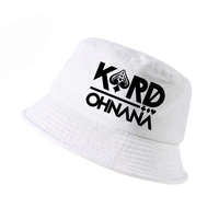 kpop kard oh nana album dont recall logo k a r d print k pop cap harajuku bucket hats men women fisherman hat panama