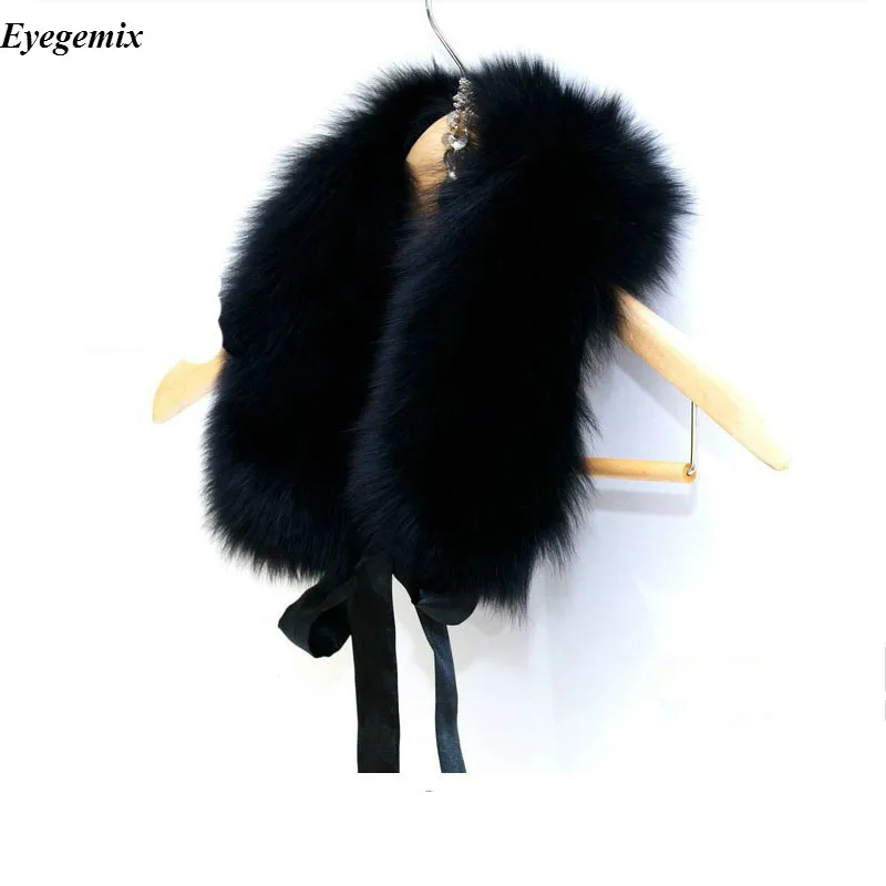 Роскошный меховой воротник новинка 2020 зимний модный женский Фирменный шарф из