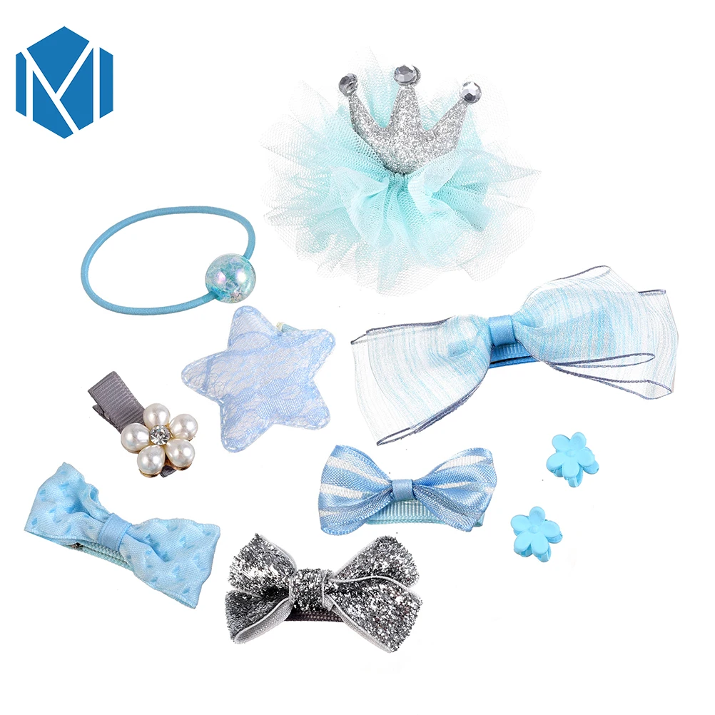 M MISM Новое поступление 10 шт./компл. заколки для волос с короной девочек принцесса