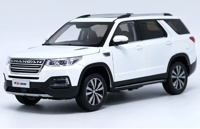 Белый Высокая имитация 1:18, усовершенствованная модель автомобиля из сплава CS95, модель внедорожника, металлическая литая машина, детская игрушка - Цвет: Белый