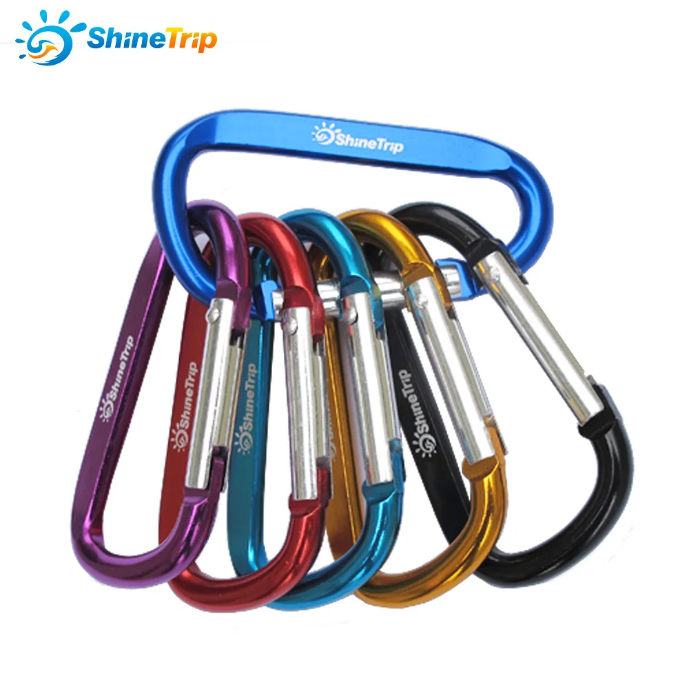 10 шт. D образный карабин из алюминиевого сплава|buckle carabiner|buckle clipbuckle hook |