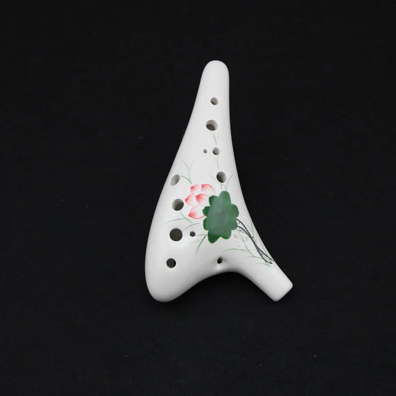 Керамическая канавка Ocarina с 12 отверстиями музыкальный инструмент для