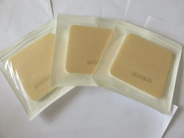 1pcs 10cm*10cm 5mm medical silicone gel foam dressing foam bedsore pad pressure sore wound exudate absorption paste thickening