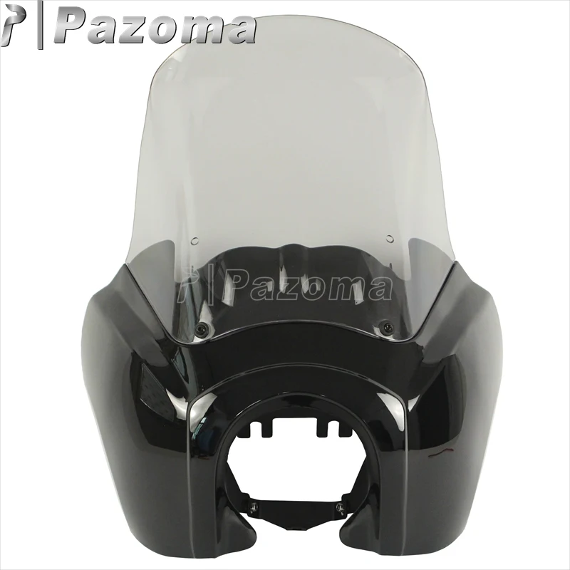 Передняя фара мотоцикла обтекатель лобового стекла дефлектор для Harley Dyna Low Rider Glide