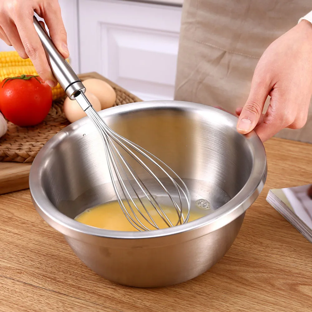 Бытовой миксер нержавеющая сталь белое яйцо ручной Многофункциональные