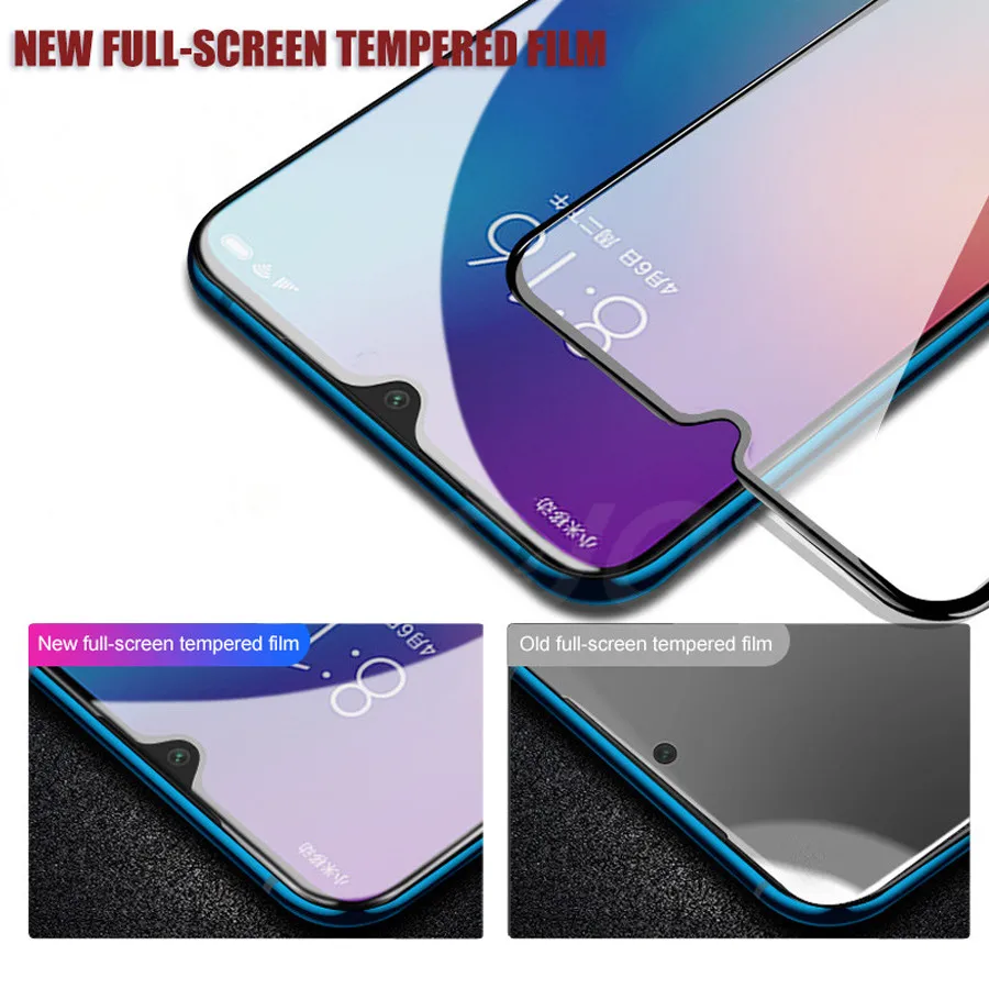 Полное покрытие закаленное стекло для Xiaomi mi 9 8 SE 8 Pro 6X A2 Lite Защита экрана для mi Max 1 2 3 Poco phone F1 защитное стекло