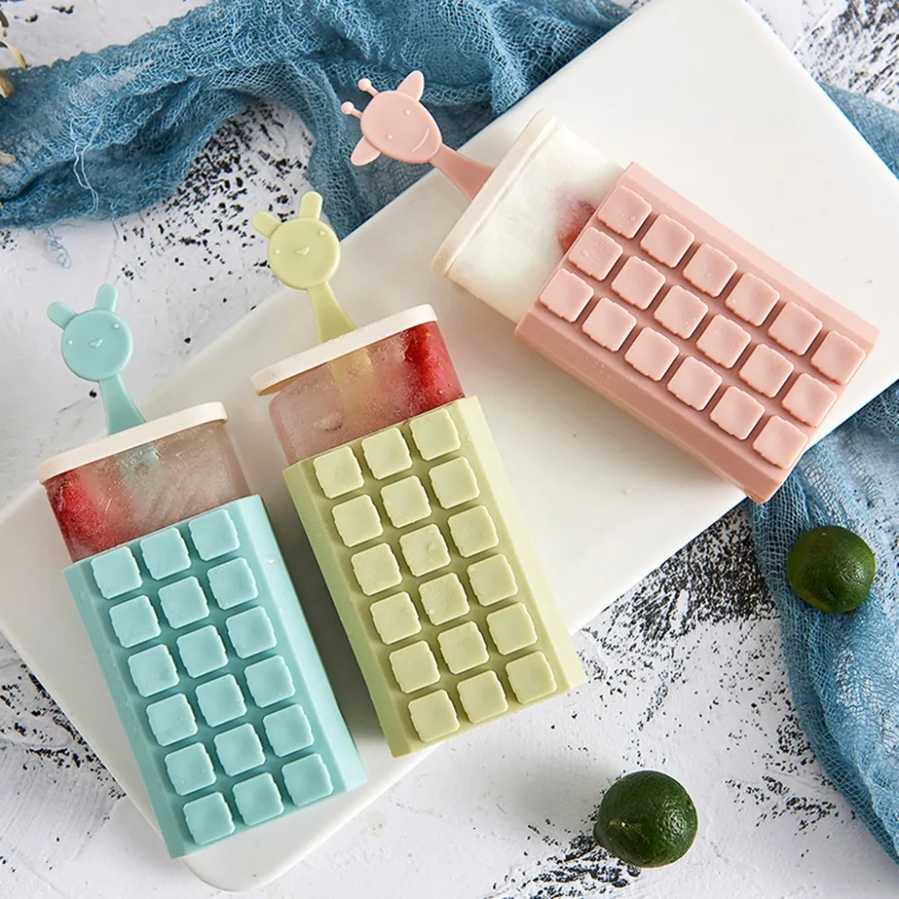 6 шт. летние многоразовые DIY замороженное мороженое штабелируемые формы для