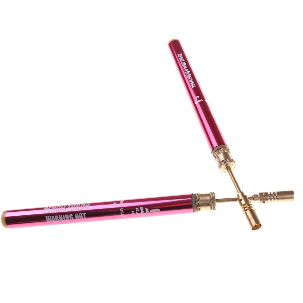 Мини-газовая горелка розового цвета паяльник беспроводная сварочная ручка