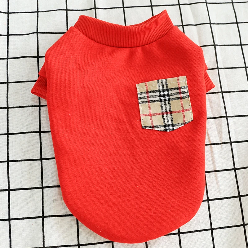 Весна лето 2019 домашний питомец одежда для собак хлопковый жилет с карманом на
