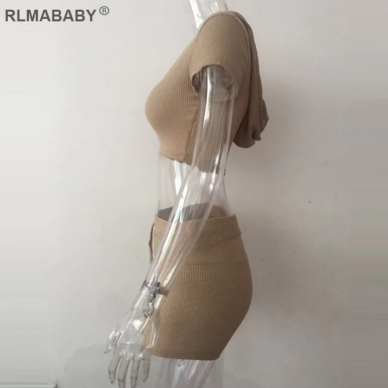 RLMABABY, Сексуальная футболка в рубчик с капюшоном и шорты, Женский комплект, короткий рукав, Женский комплект 2 шт., высокая талия, бандаж, комплект из двух предметов