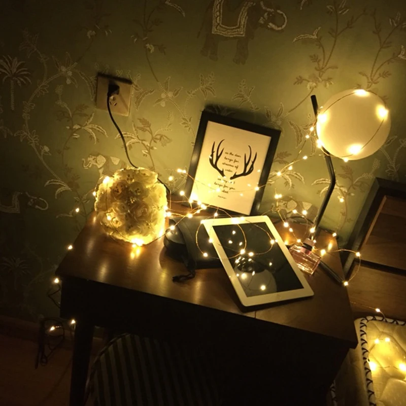 Водонепроницаемый DIY ночник Люминесцентная Луна гирлянда светодиодная световая