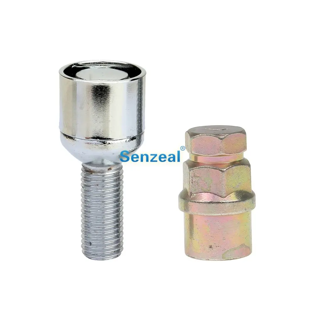 Супер безопасность M12 x 1,5/M14x1,5 Противоугонная гайка, болты, ключ, сплав, сталь, закрытые гайки для автомобиля, универсальный автомобиль