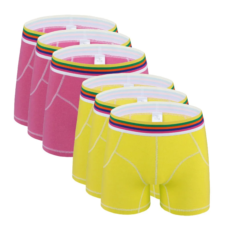 6 Pcs 0520 Mix A24 6 шт./партия, горячее Брендовое модное сексуальное мужское нижнее белье из хлопка высокого качества, мужские трусы-боксеры, мужские трусы, большие размеры - Цвет: 6 Pcs 0520 Mix A24