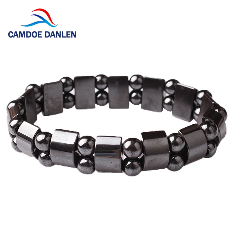 Светло-желтый, золотистый цвет CAMDOE DANLEN гематитовый браслет энергетического баланса оздоравливающие ювелирные изделия для Для женщин Германий вставку внутрь эластичного ремешка Браслеты, браслет на запястье - Окраска металла: Светло-желтый, золотистый цвет