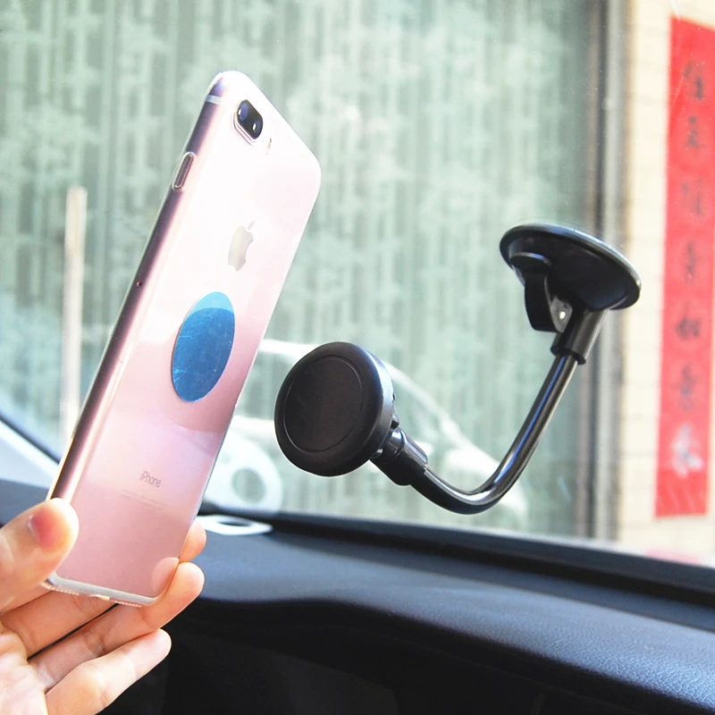 Автомобильный держатель для телефона магнитный вращающийся на 360 градусов с GPS