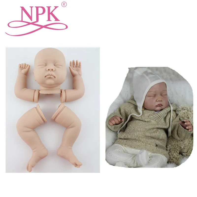 NPK 22 дюймовые Детские куклы с закрытыми глазами комплекты европейскими